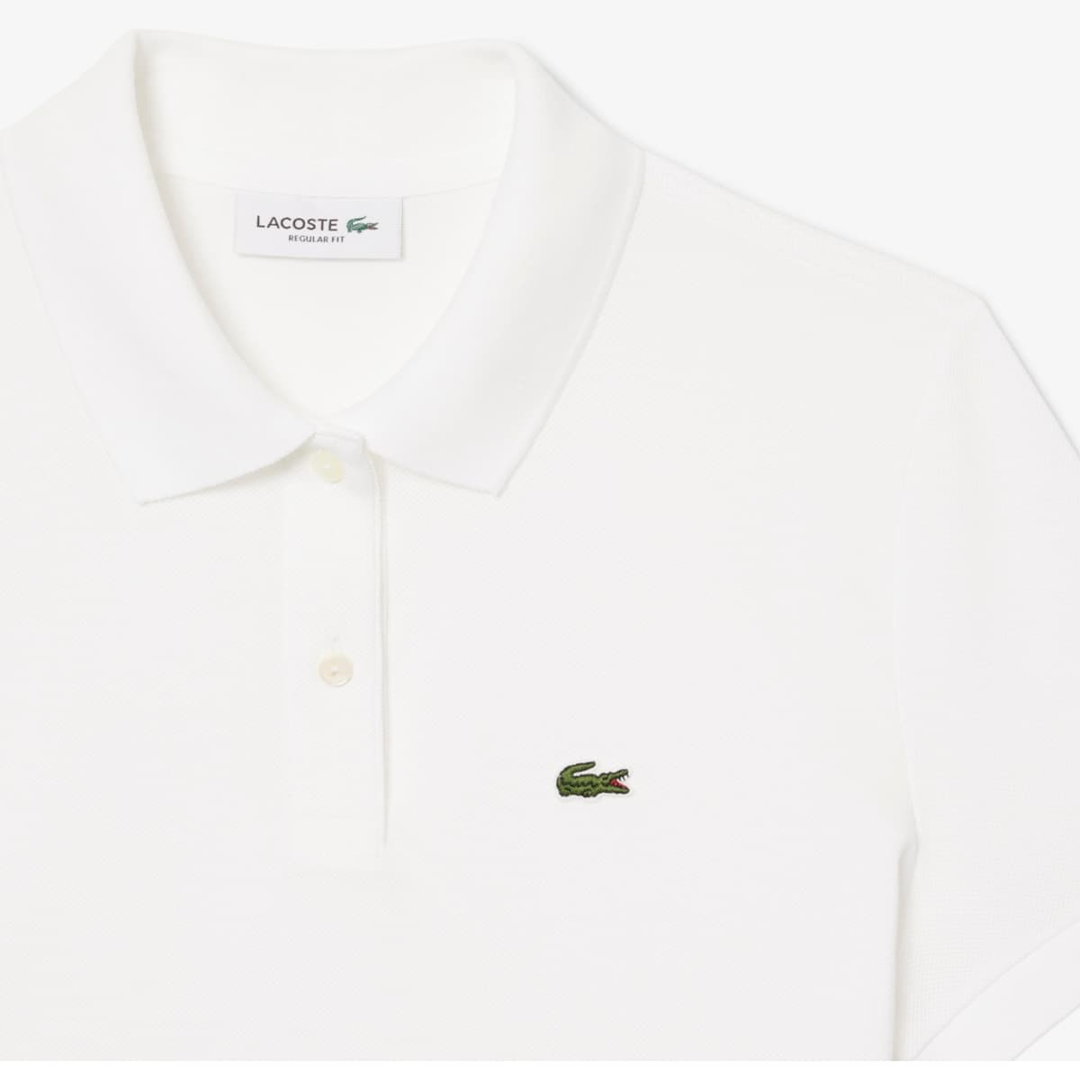پولوشرت زنانه Lacoste سفید فیت معمولی پولوشرت زنانه Lacoste سفید فیت معمولی