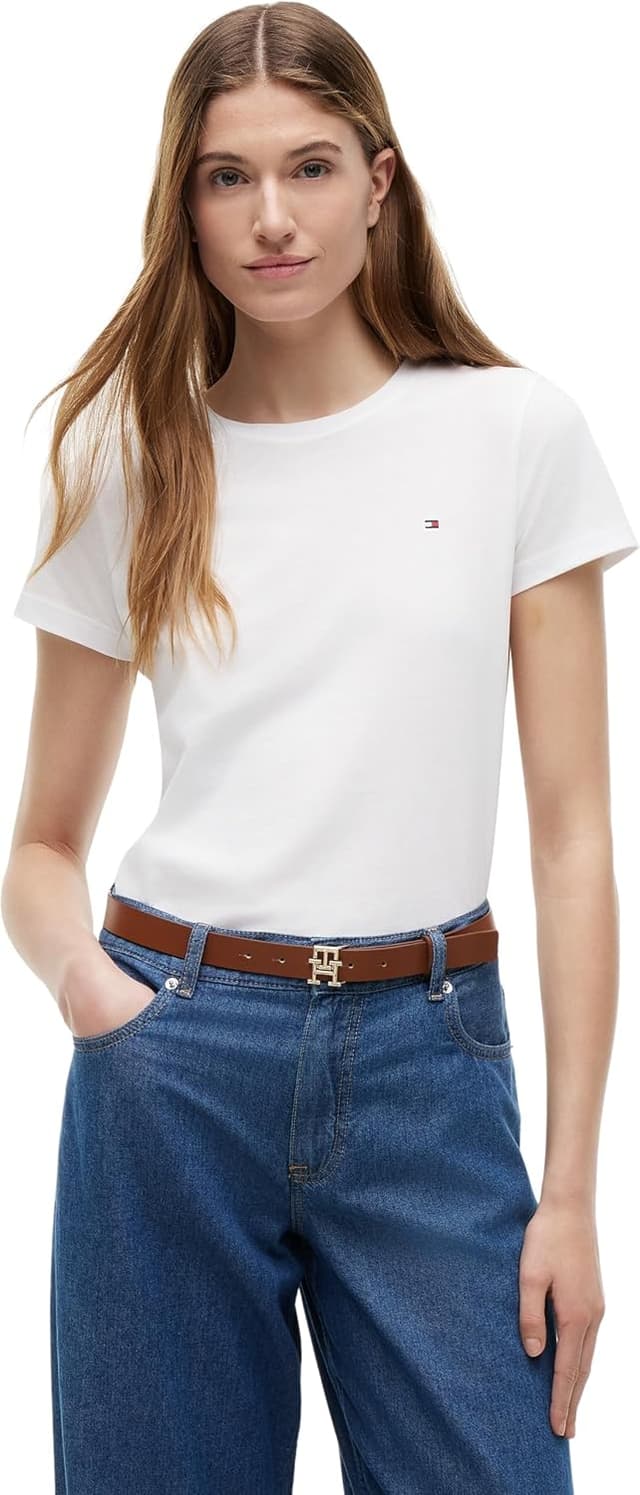 تیشرت زنانه Tommy Hilfiger یقه گرد Heritage تیشرت زنانه Tommy Hilfiger یقه گرد Heritage