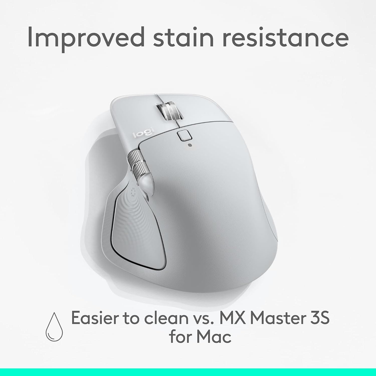 ماوس ارگونومیک Logitech مدل MX Master 4 بلوتوثی مخصوص Mac سفید نقرهای ماوس ارگونومیک Logitech مدل MX Master 4 بلوتوثی مخصوص Mac سفید نقرهای