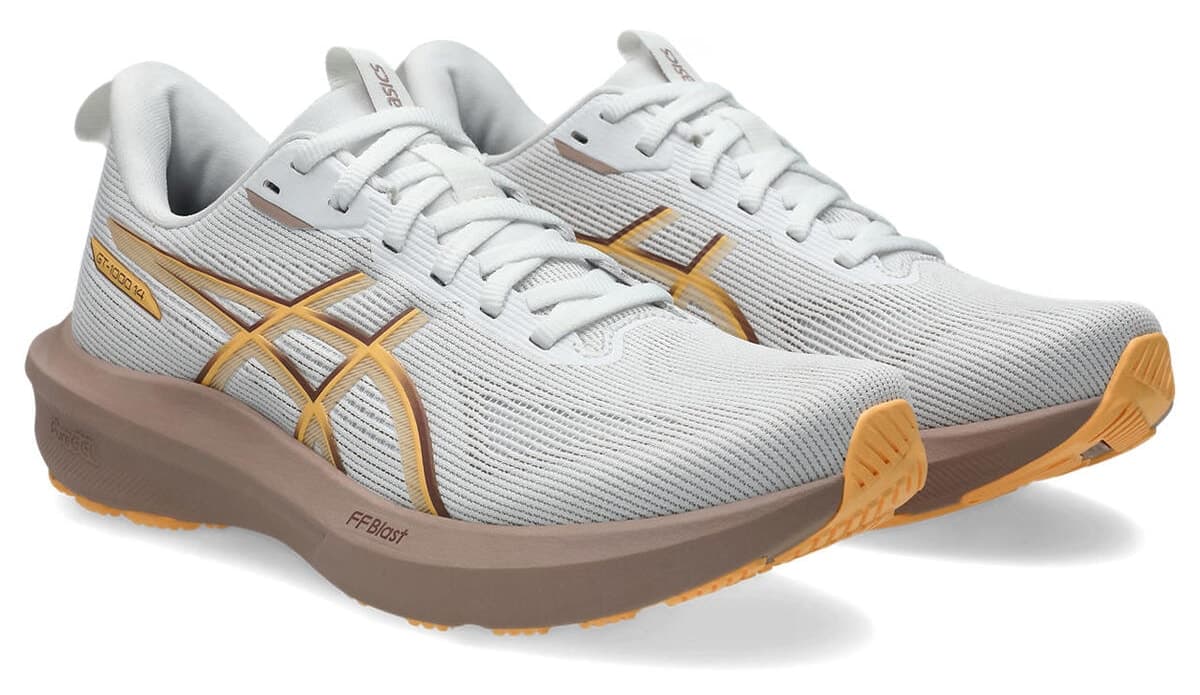 کفش دویدن زنانه Asics سفید قرمز مدل GT-1000 14 1012B859-100 کفش دویدن زنانه Asics سفید قرمز مدل GT-1000 14 1012B859-100