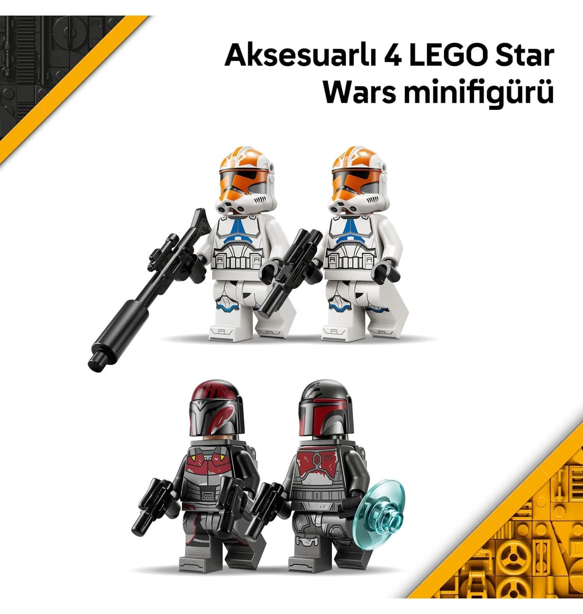 لگو Star Wars بسته نبرد محاصره Mandalore مدل 75449 با 116 قطعه لگو Star Wars بسته نبرد محاصره Mandalore مدل 75449 با 116 قطعه