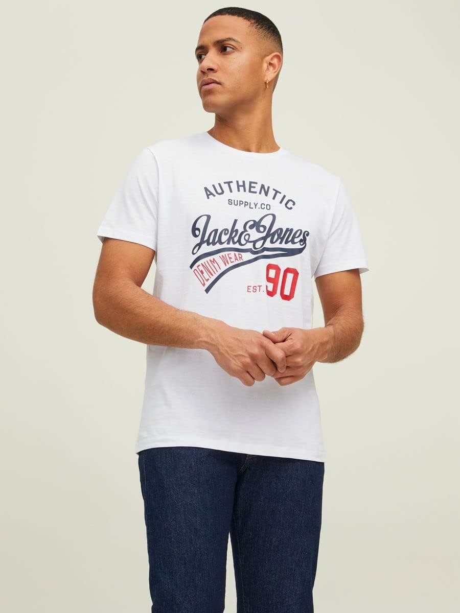 تیشرت مردانه JACK & JONES یقه گرد آستین کوتاه بسته 3 تایی مدل Jjethan تیشرت مردانه JACK & JONES یقه گرد آستین کوتاه بسته 3 تایی مدل Jjethan
