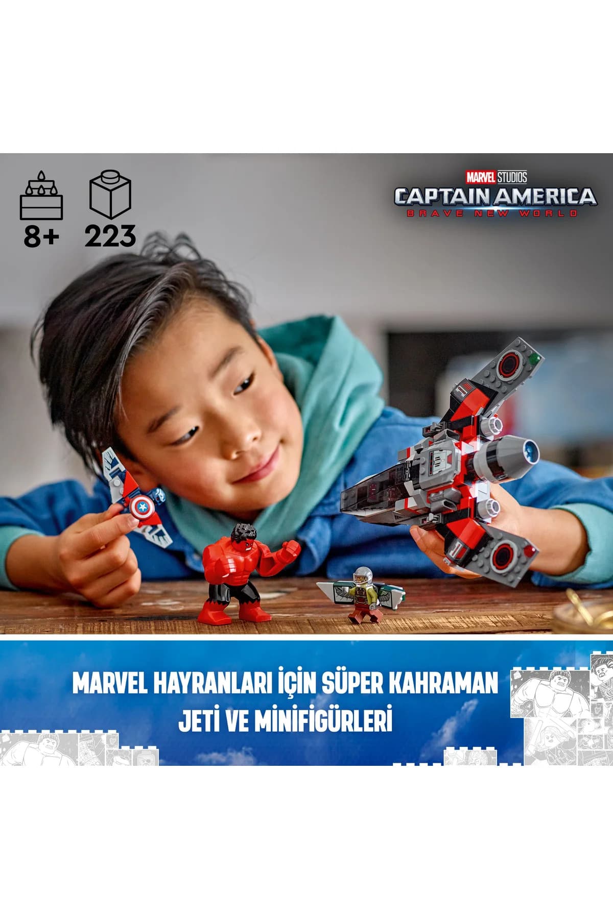 ست ساختنی کودکان ۷ سال به بالا لگو Marvel نبرد کاپیتان آمریکا با رد هالک مدل 76292 (223P) ست ساختنی کودکان ۷ سال به بالا لگو Marvel نبرد کاپیتان آمریکا با رد هالک مدل 76292 (223P)