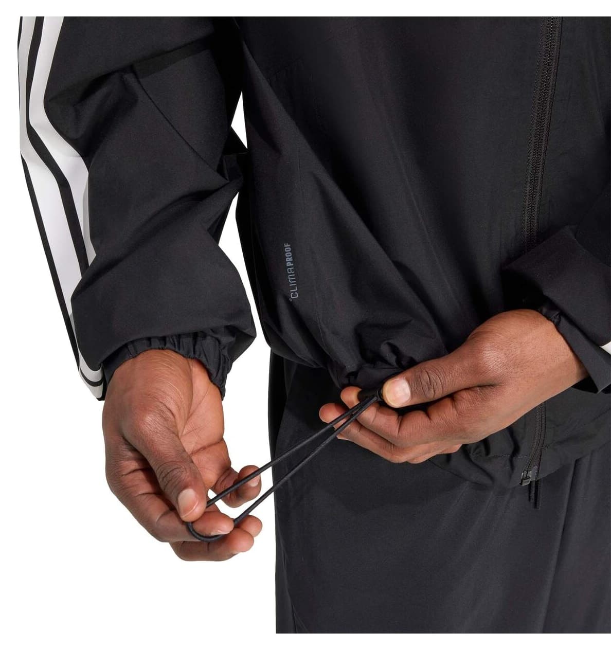 کاپشن مردانه adidas Essentials کاپوتدار CLIMAPROOF 3-Stripes کاپشن مردانه adidas Essentials کاپوتدار CLIMAPROOF 3-Stripes