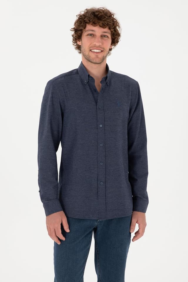 پیراهن مردانه U.S. POLO ASSN. مدل Plum Basic 50316723-VR177 پیراهن مردانه U.S. POLO ASSN. مدل Plum Basic 50316723-VR177