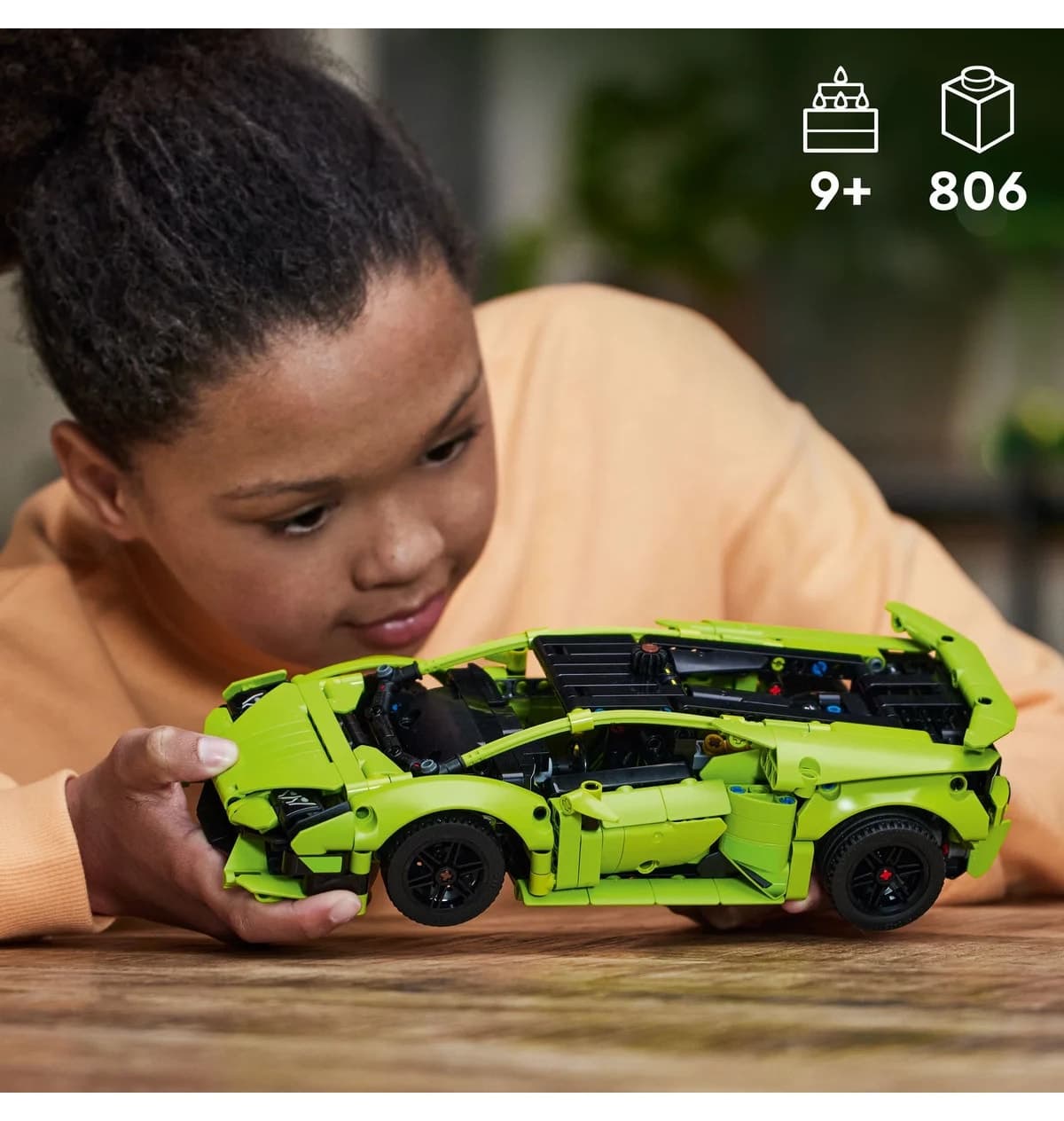لگو Technic Lamborghini Huracán Tecnica مدل 42161 806 قطعه لگو Technic Lamborghini Huracán Tecnica مدل 42161 806 قطعه
