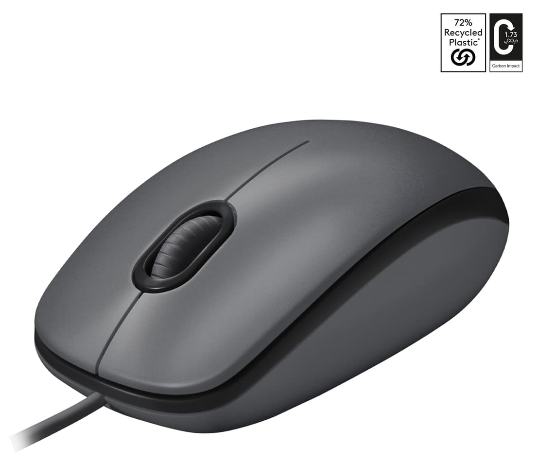 ماوس Logitech مدل M100 کابلی USB با 1000 DPI مشکی 910-006652 ماوس Logitech مدل M100 کابلی USB با 1000 DPI مشکی 910-006652