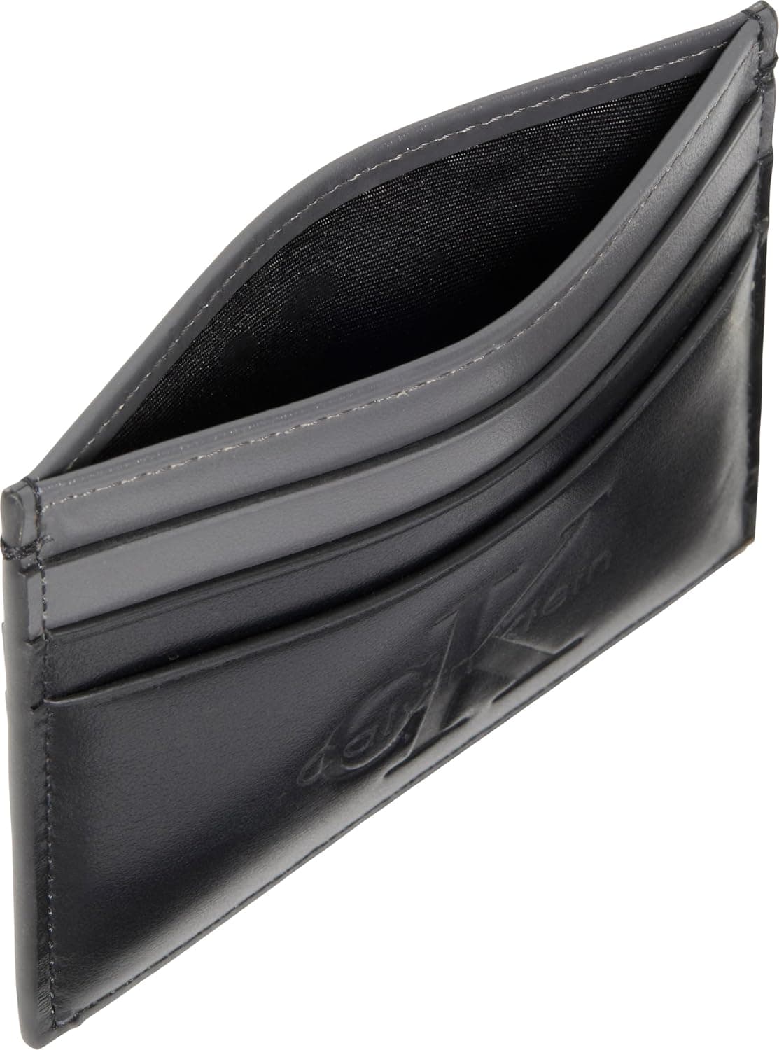 کارتخوان مردانه Calvin Klein مدل BOLD CARDHOLDER مشکی OS کارتخوان مردانه Calvin Klein مدل BOLD CARDHOLDER مشکی OS