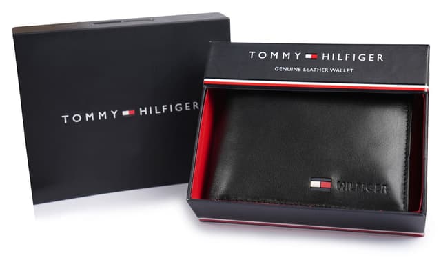 کیف پول مردانه Tommy Hilfiger مشکی مدل 31Tl22X060 کیف پول مردانه Tommy Hilfiger مشکی مدل 31Tl22X060