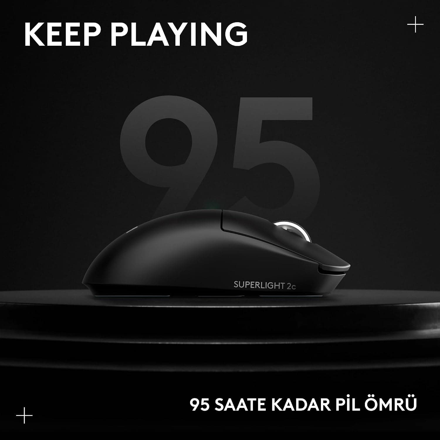 ماوس گیمینگ بیسیم Logitech G PRO X Superlight 2C سبک با حسگر Hero 2 و 44.000 DPI مشکی ماوس گیمینگ بیسیم Logitech G PRO X Superlight 2C سبک با حسگر Hero 2 و 44.000 DPI مشکی