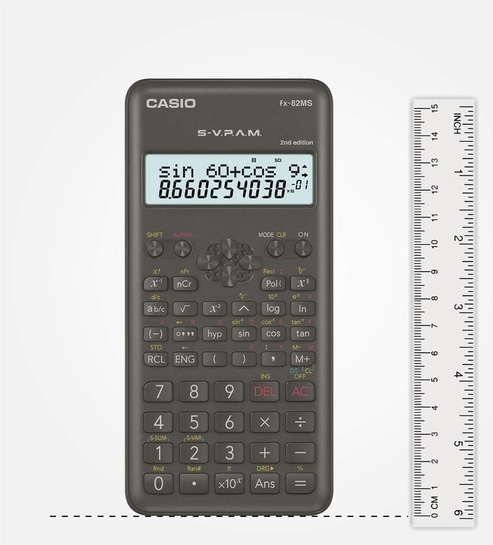 ماشینحساب علمی Casio مدل Fx-82Ms-2Nd Edition ماشینحساب علمی Casio مدل Fx-82Ms-2Nd Edition