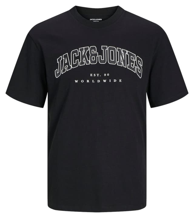 تیشرت مردانه Jack & Jones مشکی سایز بزرگ مدل Jjecaleb 12258871-02 تیشرت مردانه Jack & Jones مشکی سایز بزرگ مدل Jjecaleb 12258871-02