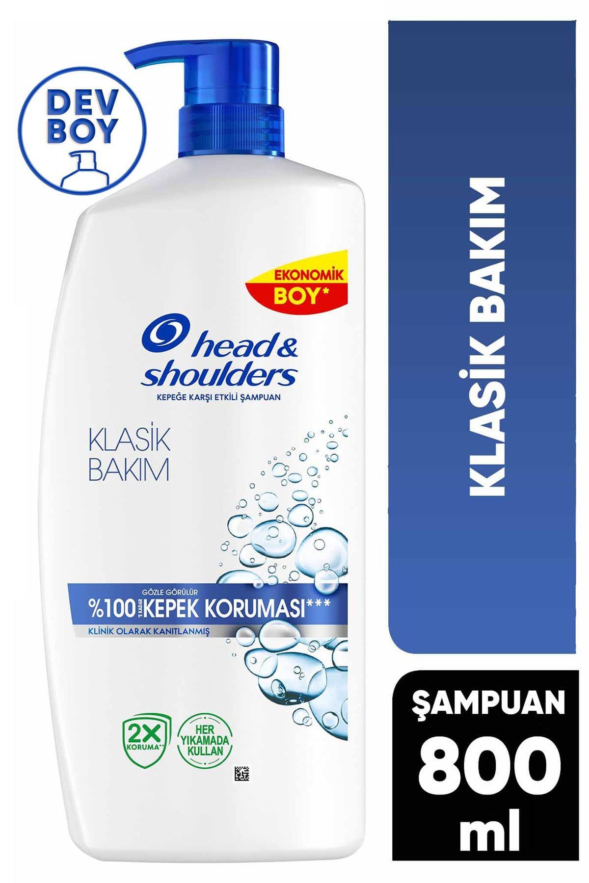 شامپو مردانه Head & Shoulders ضد شوره کلاسیک پمپی 800 ml شامپو مردانه Head & Shoulders ضد شوره کلاسیک پمپی 800 ml