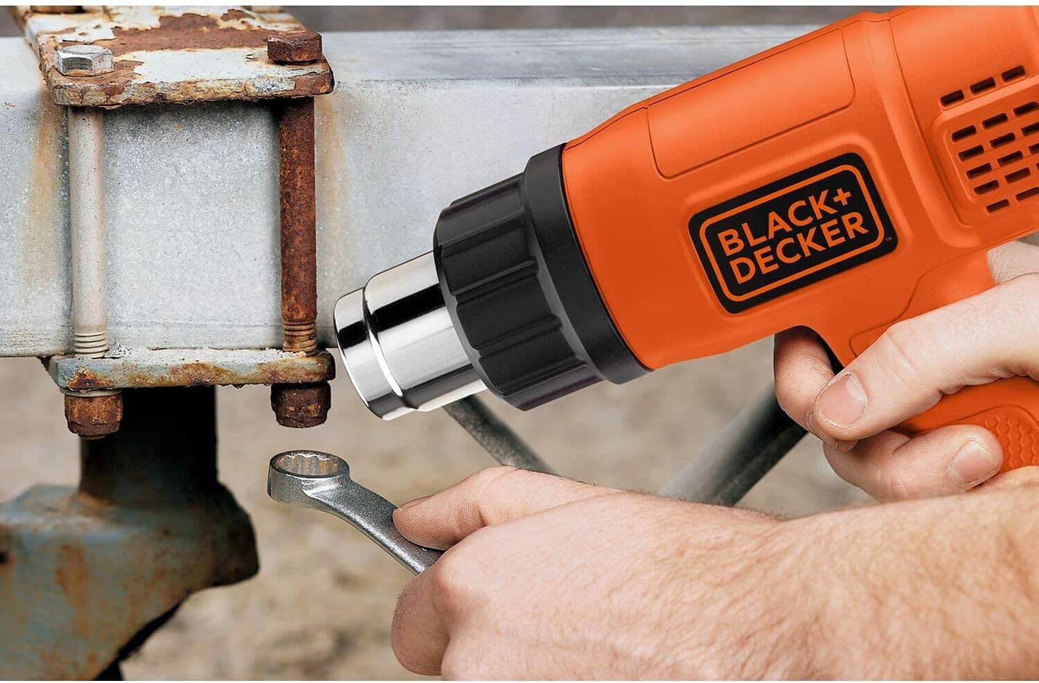 سشوار صنعتی سیمدار 2 حالته BLACK+DECKER، 1750W، نارنجی/مشکی مدل KX1650-B5 سشوار صنعتی سیمدار 2 حالته BLACK+DECKER، 1750W، نارنجی/مشکی مدل KX1650-B5