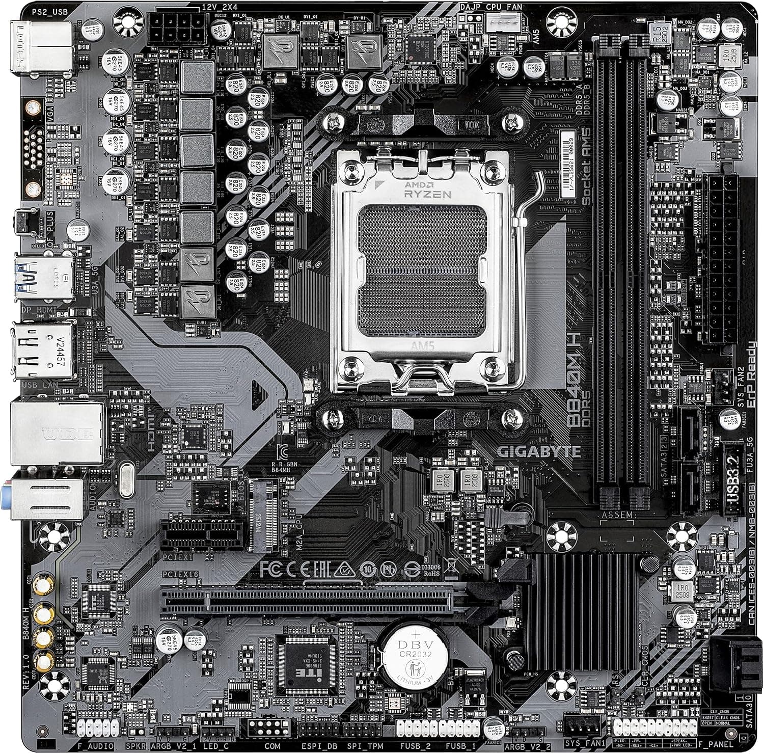 مادربرد Gigabyte مدل B840M H مادربرد Gigabyte مدل B840M H