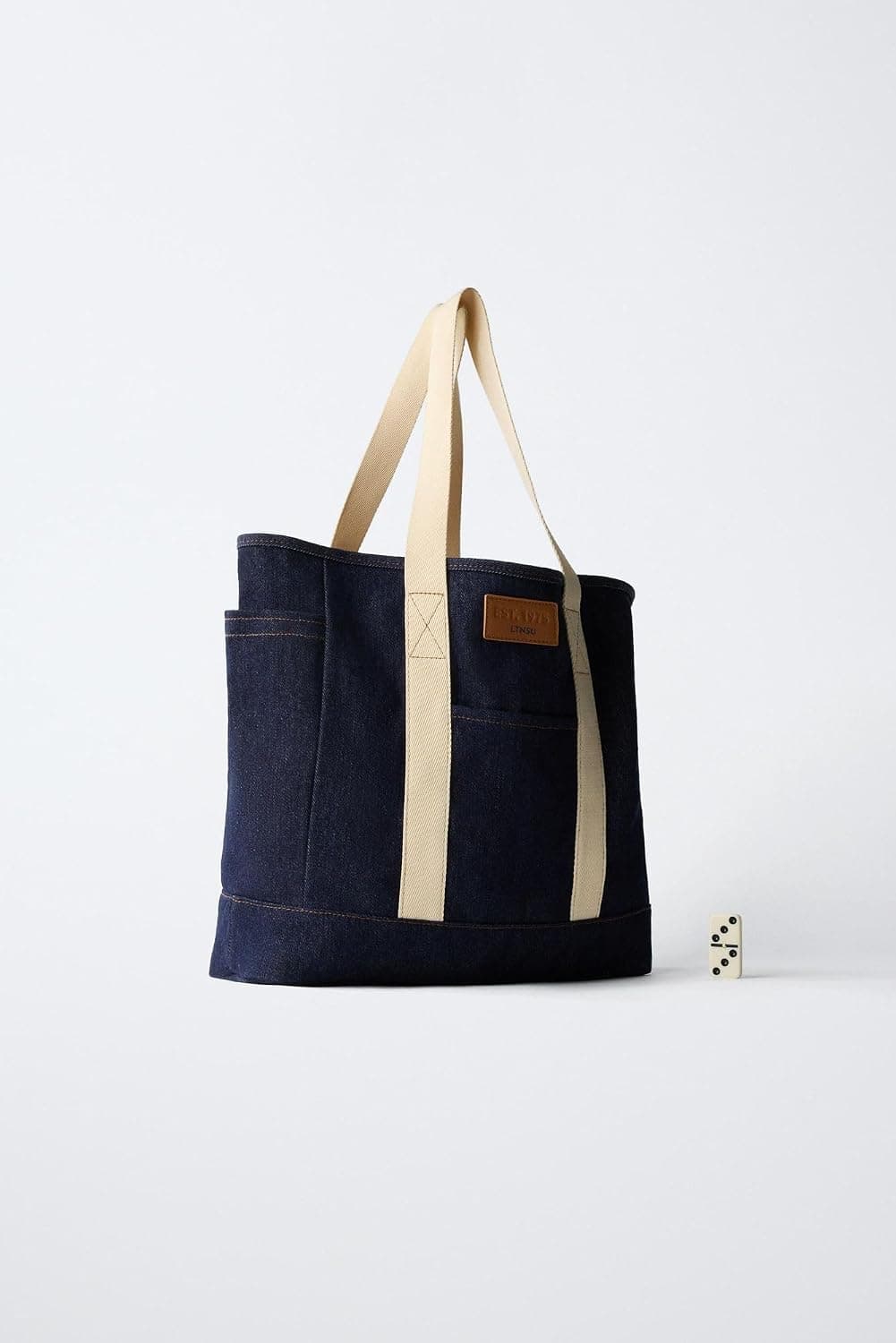 کیف توت زنانه Zara جین آبی سایز استاندارد کیف توت زنانه Zara جین آبی سایز استاندارد