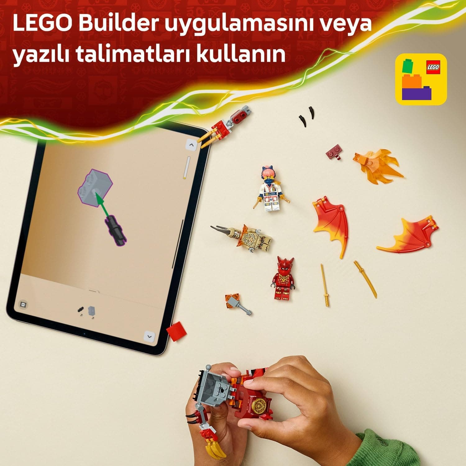 لگو NINJAGO بسته نبرد ربات اژدهای Kai مدل 71851 لگو NINJAGO بسته نبرد ربات اژدهای Kai مدل 71851