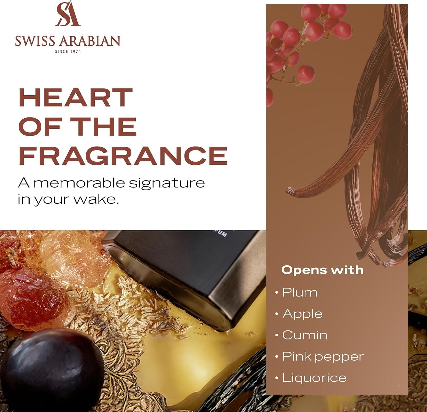 عطر اکستریت د پارفوم یونیسکس Swiss Arabian Tobacco 01 با رایحه شرقی و چوبی 50ml عطر اکستریت د پارفوم یونیسکس Swiss Arabian Tobacco 01 با رایحه شرقی و چوبی 50ml