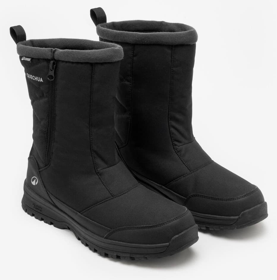 چکمه برفی مردانه Decathlon Quechua ضدآب مشکی مدل NH100 چکمه برفی مردانه Decathlon Quechua ضدآب مشکی مدل NH100