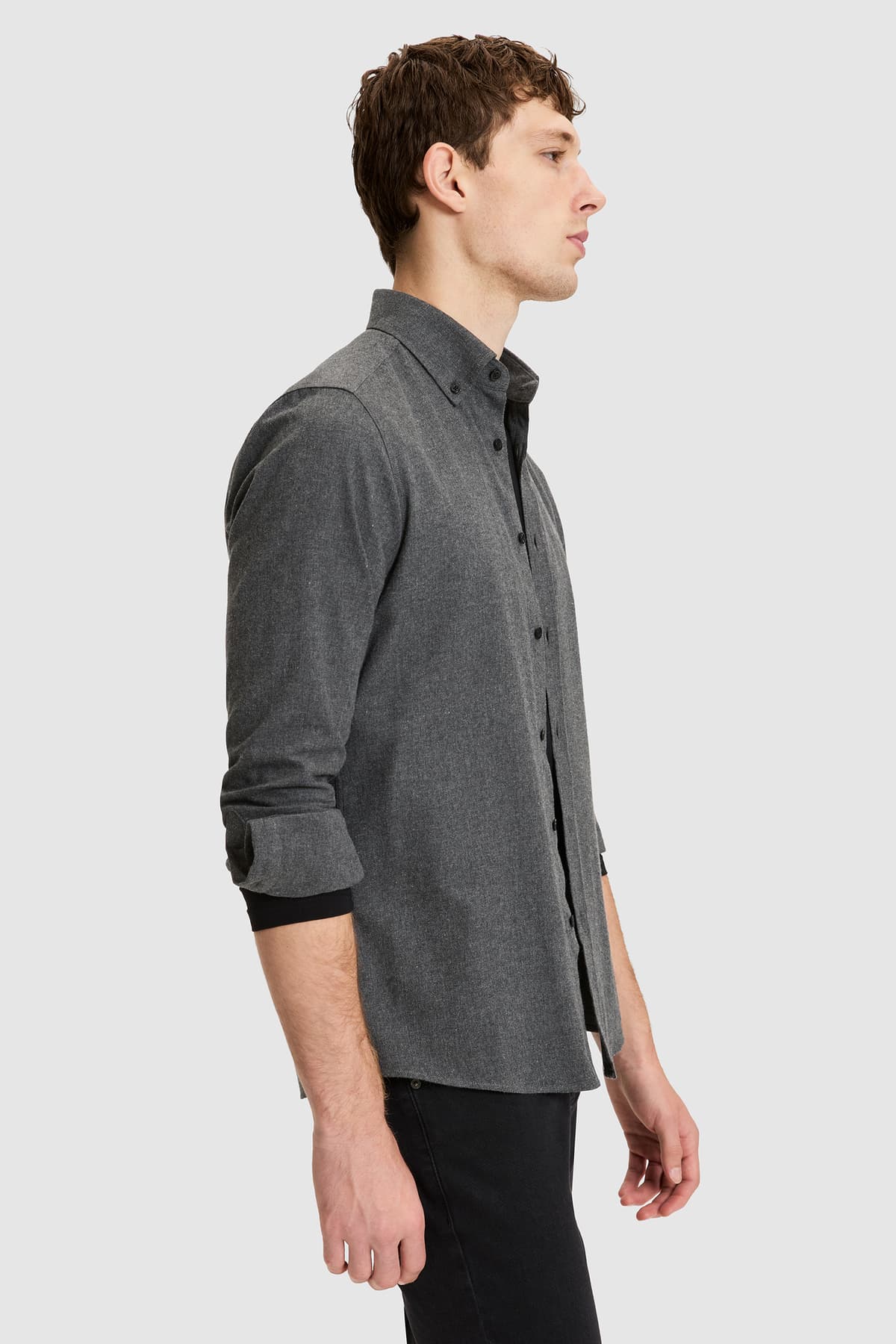 پیراهن مردانه U.S. Polo Assn. مشکی اسلیم فیت آستین بلند بیسیک مدل 50332397-VR046 پیراهن مردانه U.S. Polo Assn. مشکی اسلیم فیت آستین بلند بیسیک مدل 50332397-VR046