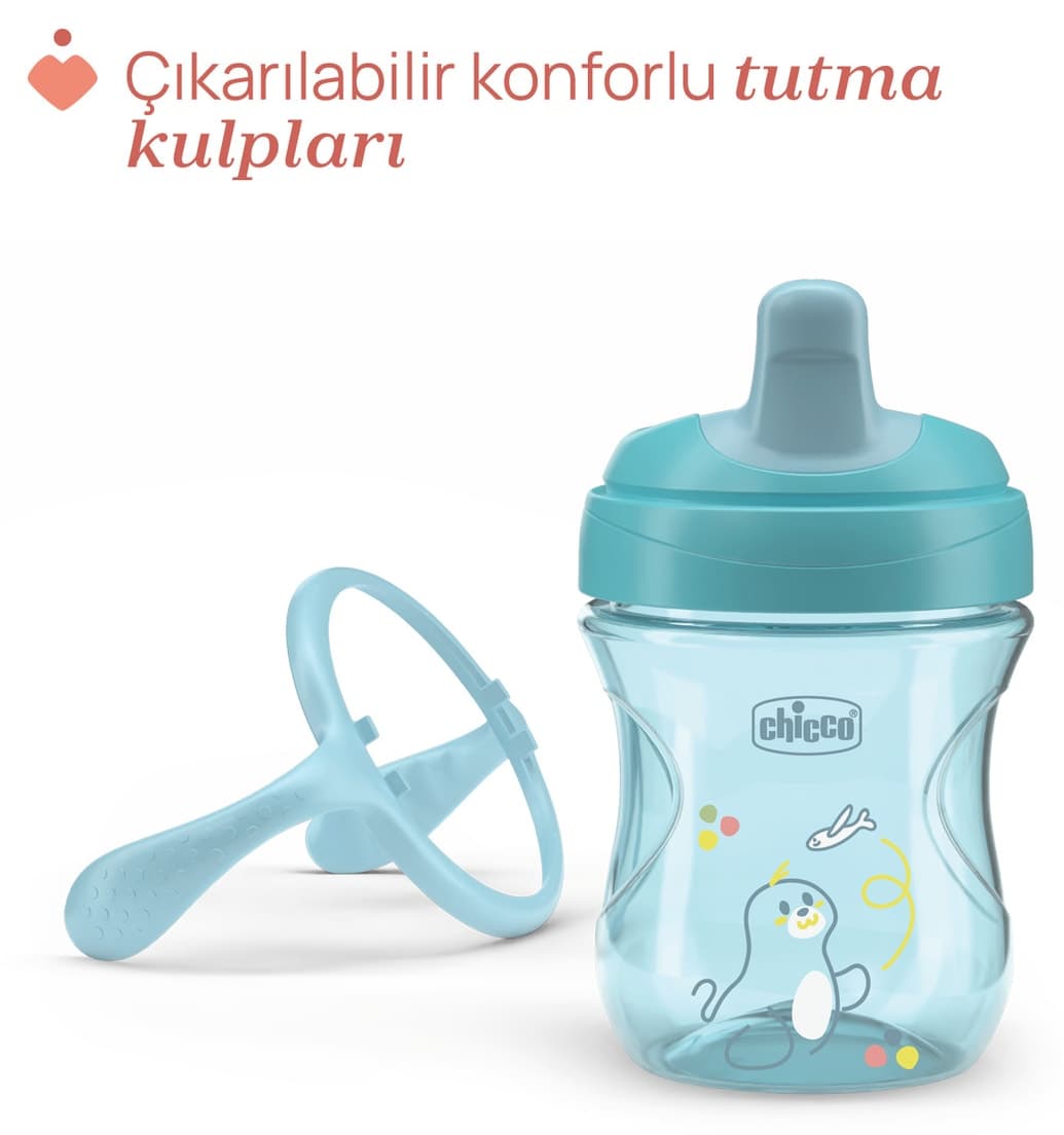 لیوان مردانه Chicco YARI با نوک نرم 6 ماه لیوان مردانه Chicco YARI با نوک نرم 6 ماه