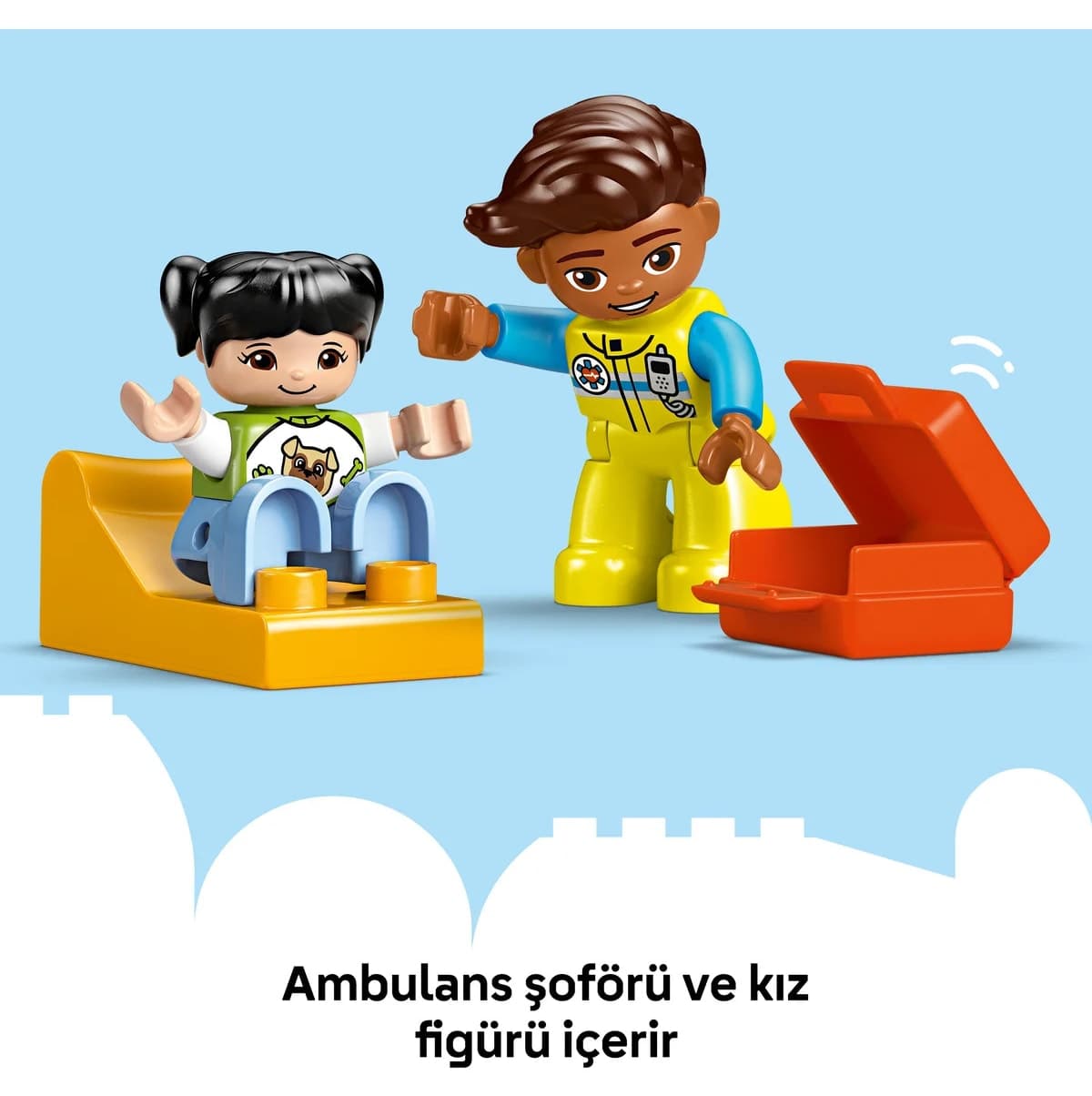 لگو DUPLO آمبولانس و راننده ۱۹ قطعه مدل 10447 2+ لگو DUPLO آمبولانس و راننده ۱۹ قطعه مدل 10447 2+