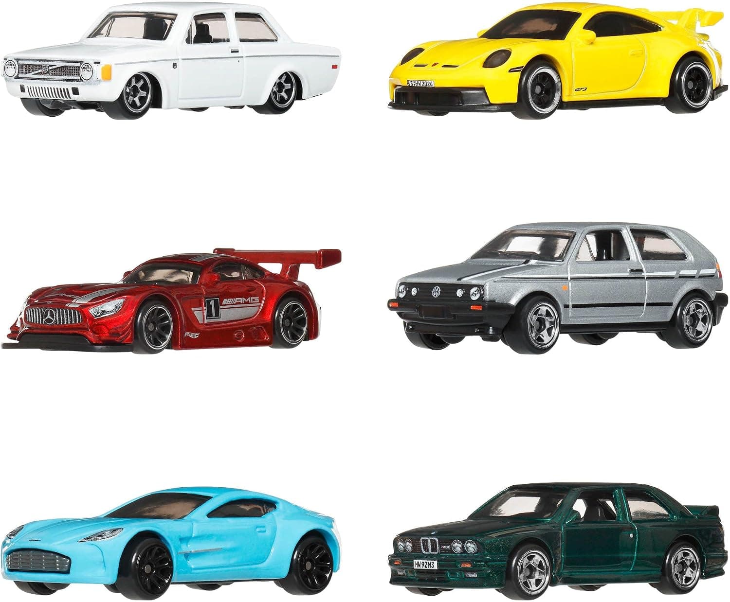 ست ۶تایی ماشین اسباببازی فلزی 1:64 Hot Wheels مدل JLB25 ست ۶تایی ماشین اسباببازی فلزی 1:64 Hot Wheels مدل JLB25