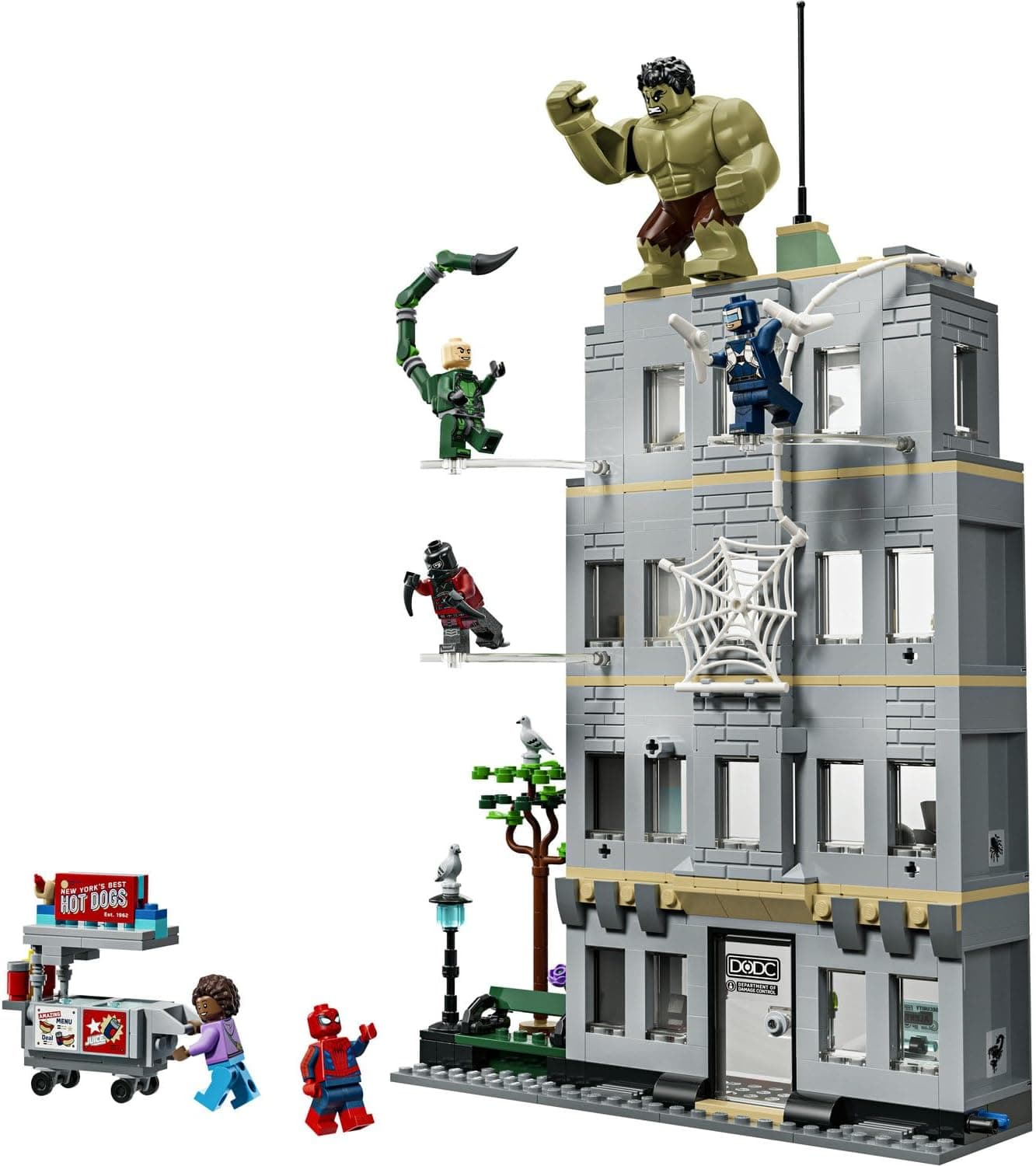 لگو Marvel نبرد حماسی Spider-Man و Hulk مدل 76350 لگو Marvel نبرد حماسی Spider-Man و Hulk مدل 76350
