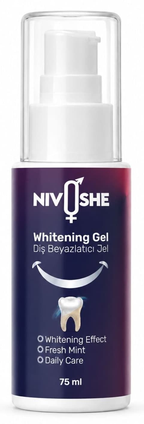ژل سفیدکننده دندان NIVOSHE 75ml به همراه پودر Coal Karbon ژل سفیدکننده دندان NIVOSHE 75ml به همراه پودر Coal Karbon
