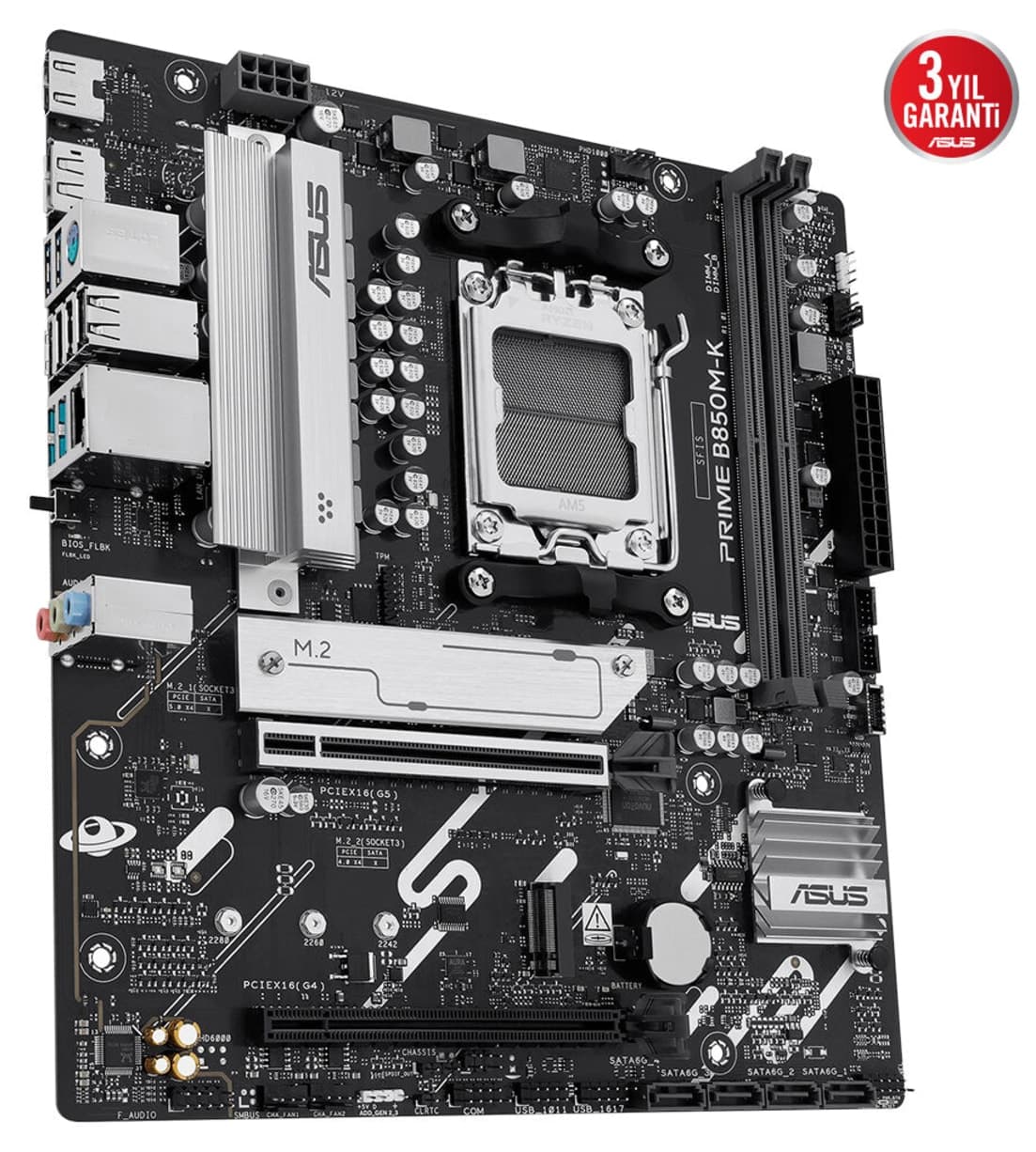 مادربرد ASUS مدل PRIME B850M-K با چیپست AMD B850 و سوکت AM5 مادربرد ASUS مدل PRIME B850M-K با چیپست AMD B850 و سوکت AM5