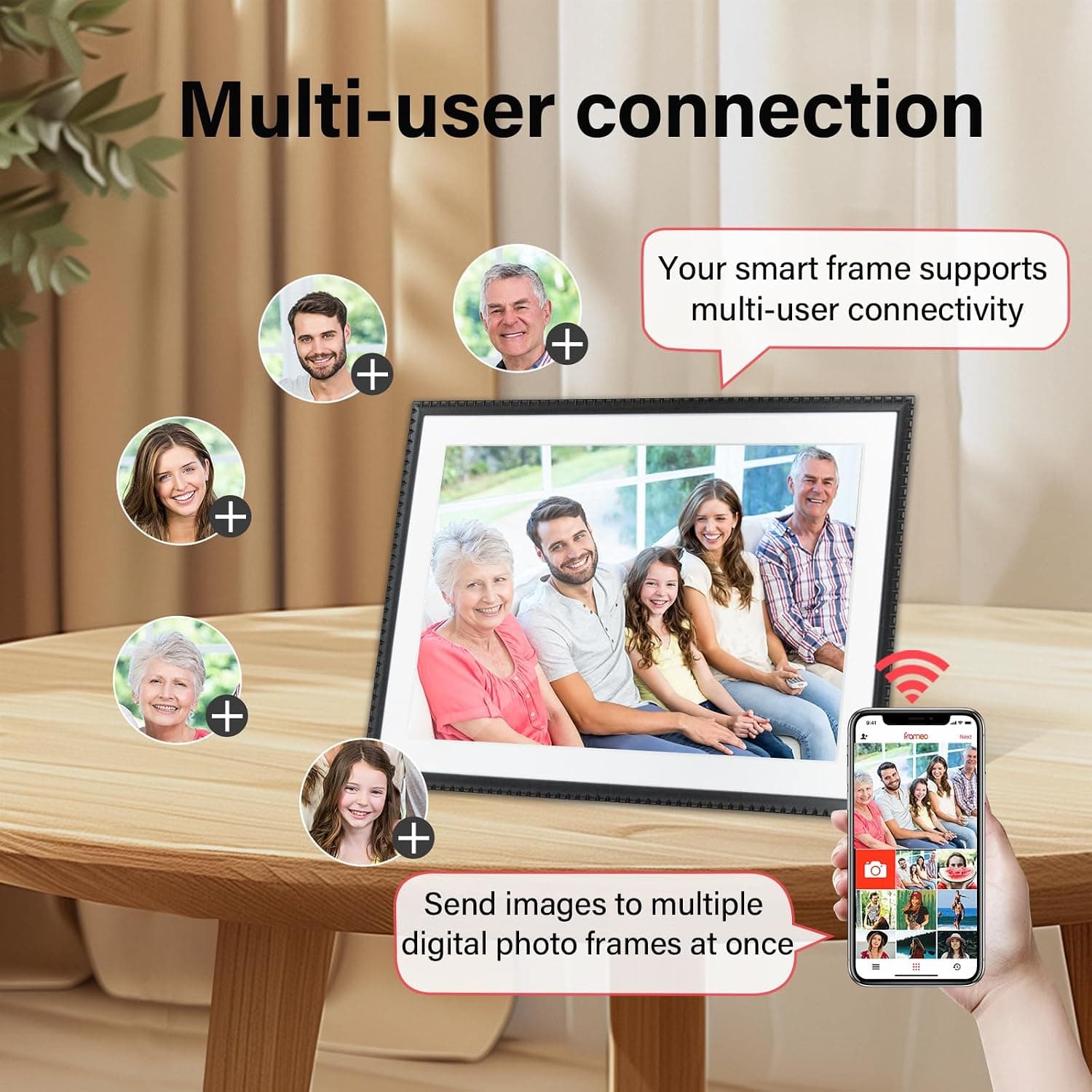 قاب عکس دیجیتال OuuOee وایفای 10.1 اینچ 32GB صفحه لمسی IPS قاب عکس دیجیتال OuuOee وایفای 10.1 اینچ 32GB صفحه لمسی IPS
