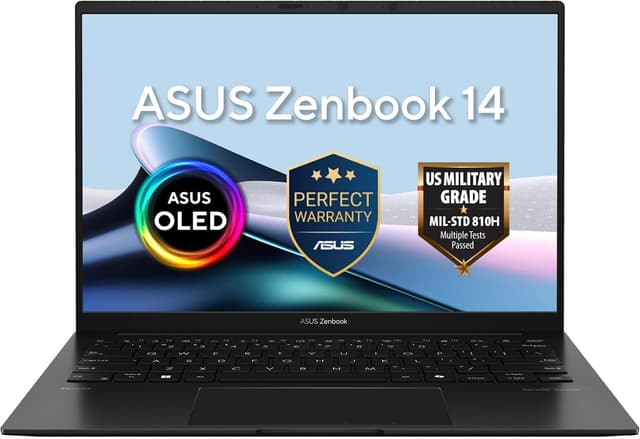 لپتاپ ASUS Zenbook 14 AI مشکی یشمی ۱۴ اینچی مدل UM3406GA-QD031W لپتاپ ASUS Zenbook 14 AI مشکی یشمی ۱۴ اینچی مدل UM3406GA-QD031W