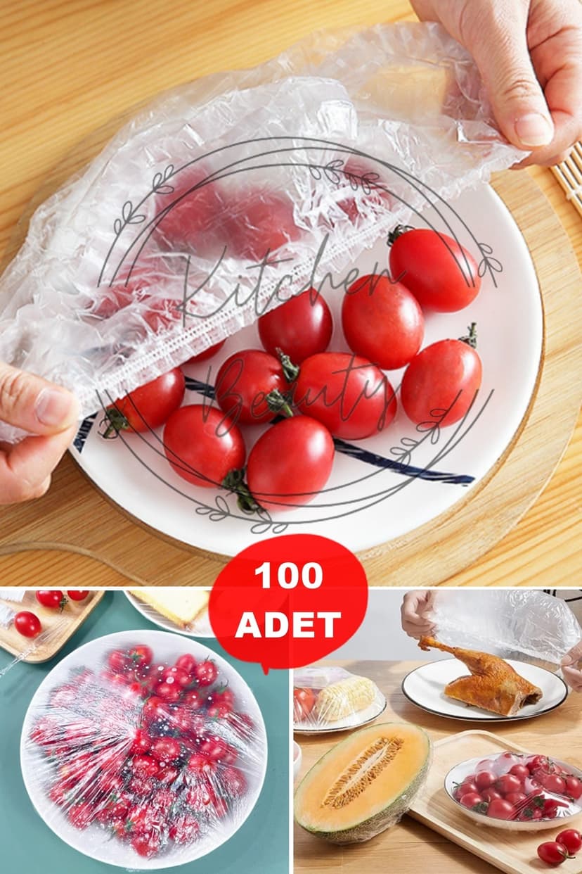 درپوش کشی نگهدارنده تازگی غذا Kitchen Beauty 100 عددی چندمنظوره درپوش کشی نگهدارنده تازگی غذا Kitchen Beauty 100 عددی چندمنظوره