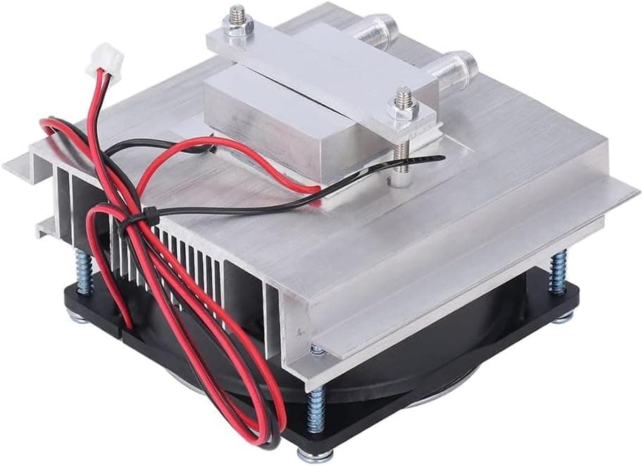 سیستم خنککننده آب ترموالکتریک پلتیر Alkatronik مدل TEC1-12706، 50W، 12V DC، فلزی/پلاستیکی، مشکی/نقرهای سیستم خنککننده آب ترموالکتریک پلتیر Alkatronik مدل TEC1-12706، 50W، 12V DC، فلزی/پلاستیکی، مشکی/نقرهای