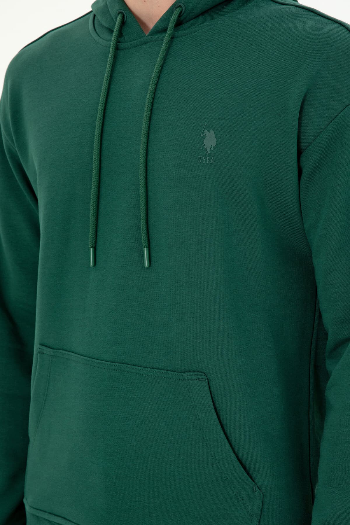 سوئشرت مردانه U.S. Polo Assn. سبز تیره ساده مدل 50298271-VR079 سوئشرت مردانه U.S. Polo Assn. سبز تیره ساده مدل 50298271-VR079