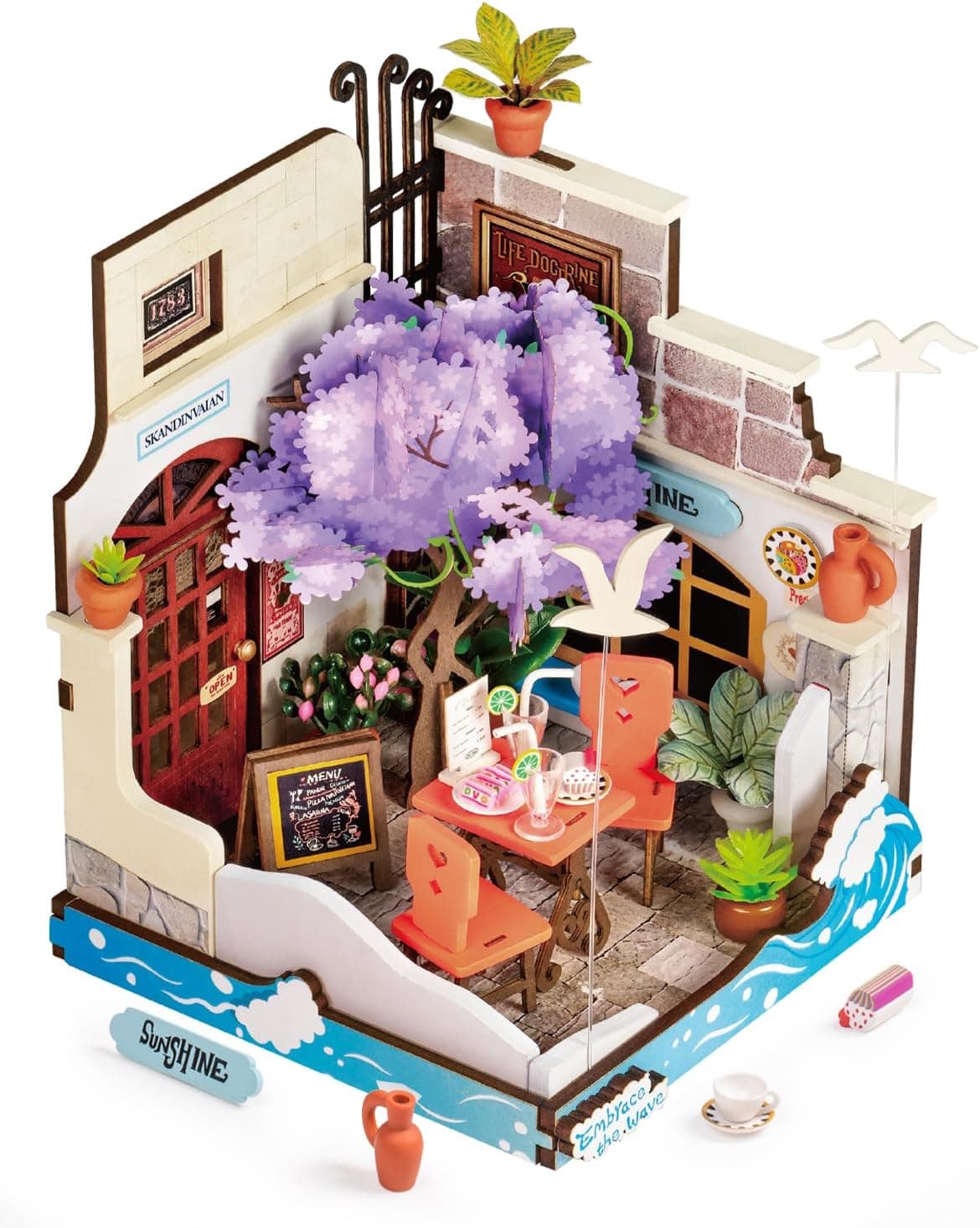 کیت ساخت ماکت مینیاتوری کتابفروشی Rolife مدل The Muse Bookshop کیت ساخت ماکت مینیاتوری کتابفروشی Rolife مدل The Muse Bookshop