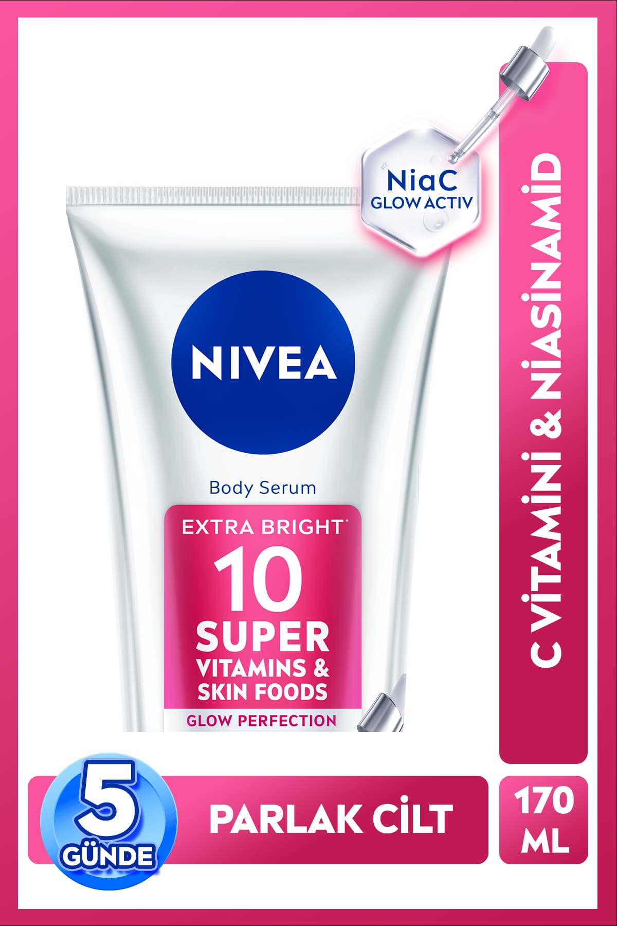 ست بدن NIVEA شامل لوسیون Q10 سفتکننده 250 ml و سرم Super10 روشنکننده 170 ml ست بدن NIVEA شامل لوسیون Q10 سفتکننده 250 ml و سرم Super10 روشنکننده 170 ml