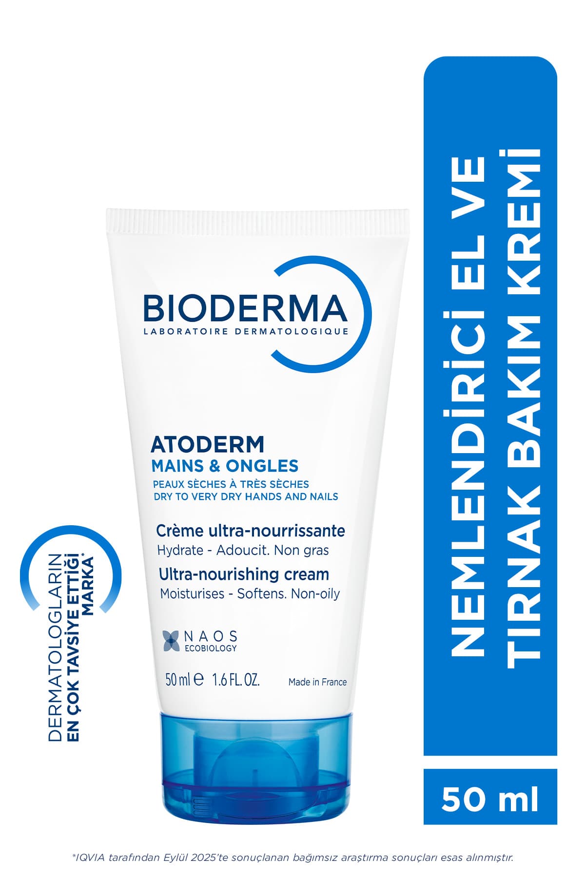کرم دست و ناخن Bioderma Atoderm مرطوبکننده پوست خشک با شیآ باتر و گلیسرین 50 ml کرم دست و ناخن Bioderma Atoderm مرطوبکننده پوست خشک با شیآ باتر و گلیسرین 50 ml