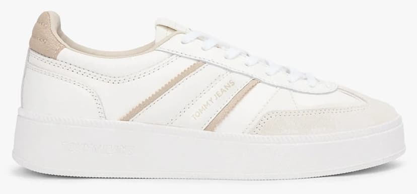 کفش اسنیکر زنانه Tommy Hilfiger بژ مدل The Greenwich Edge Flatform EN0EN029000GA کفش اسنیکر زنانه Tommy Hilfiger بژ مدل The Greenwich Edge Flatform EN0EN029000GA