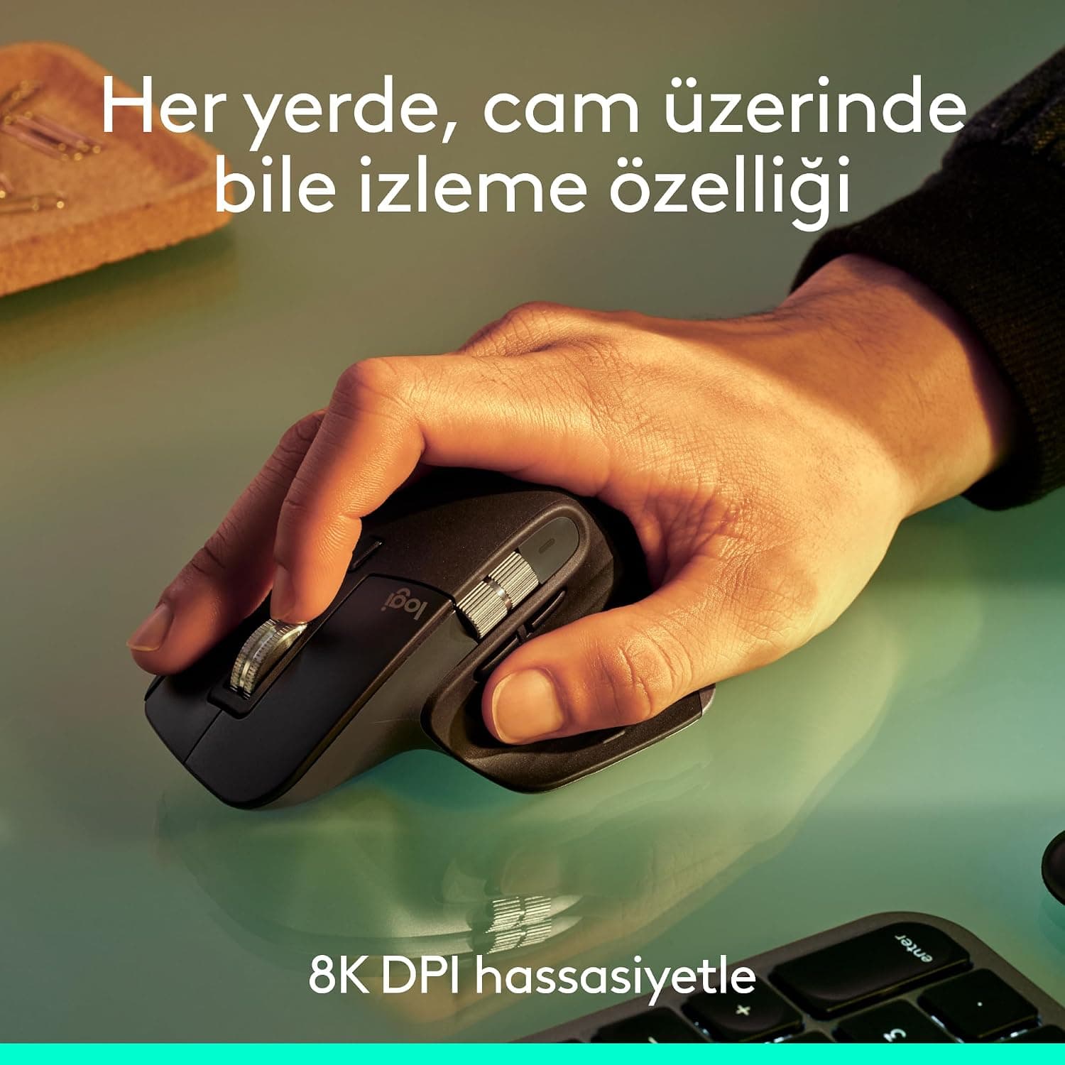 ماوس بیسیم Logitech MX Master 3S Bluetooth Edition، 8.000 DPI، بیصدا، ارگونومیک، مشکی ماوس بیسیم Logitech MX Master 3S Bluetooth Edition، 8.000 DPI، بیصدا، ارگونومیک، مشکی