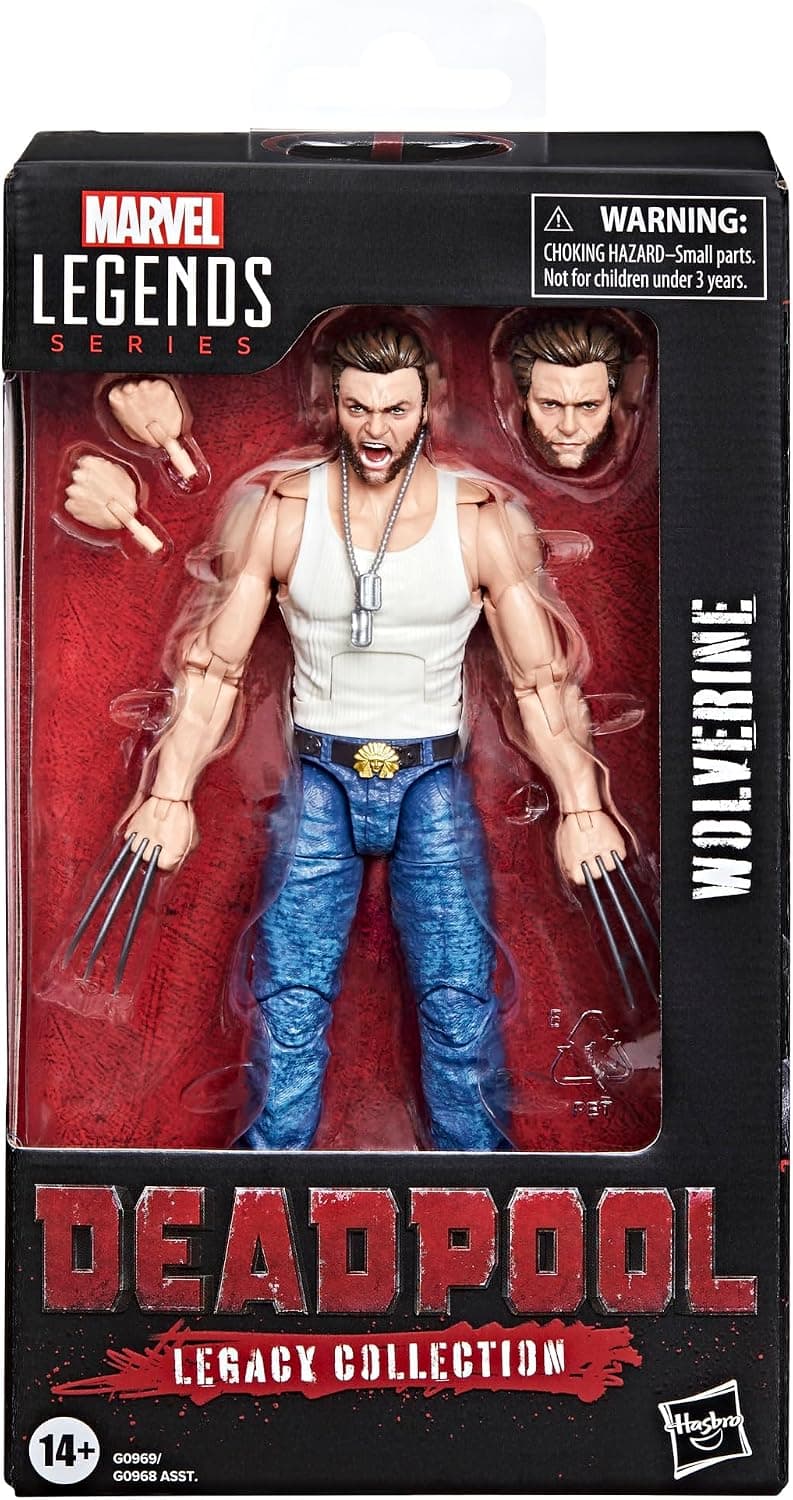 فیگور اکشن کلکسیونی بزرگسالان 6-Inch Hasbro Gaming Marvel Legends Series Wolverine, Deadpool 2 فیگور اکشن کلکسیونی بزرگسالان 6-Inch Hasbro Gaming Marvel Legends Series Wolverine, Deadpool 2