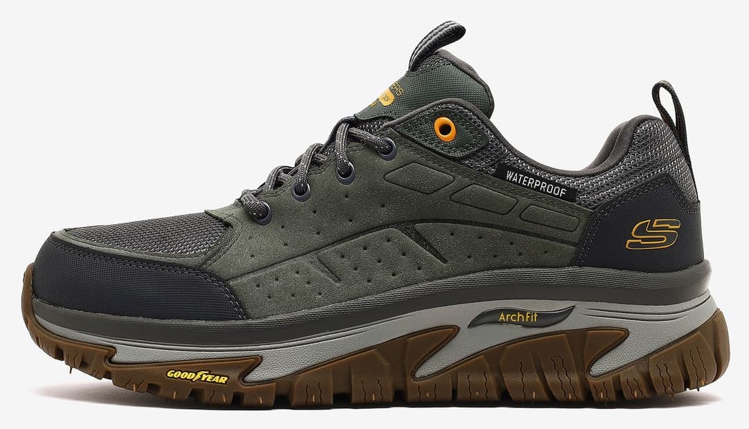 کفش اوتدور مردانه Skechers ARCH FIT ROAD WALKER مدل VERNAL خاکی 237688 GRN کفش اوتدور مردانه Skechers ARCH FIT ROAD WALKER مدل VERNAL خاکی 237688 GRN