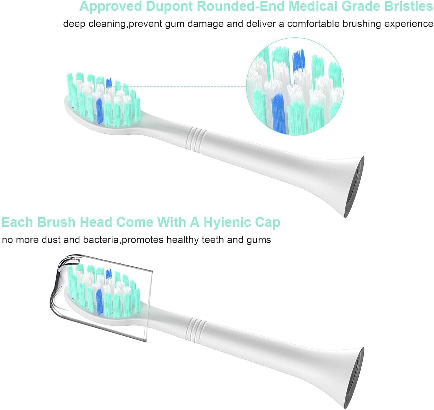 سری یدک مسواک برقی WEQNNM سازگار با Philips Sonicare سری یدک مسواک برقی WEQNNM سازگار با Philips Sonicare