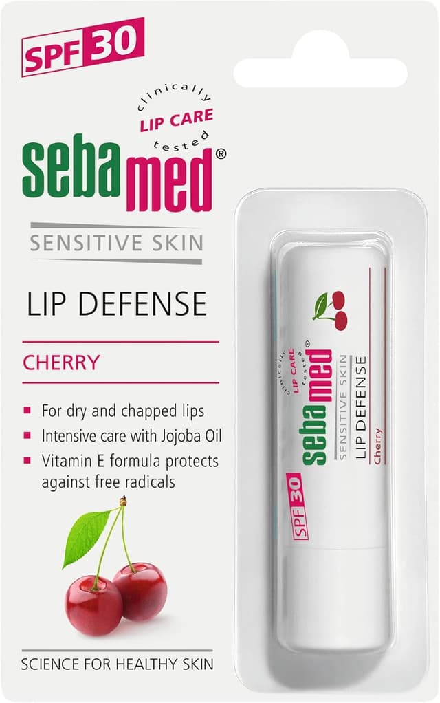 بالم لب Sebamed Lip Defense با طعم گیلاس 4.8g بالم لب Sebamed Lip Defense با طعم گیلاس 4.8g