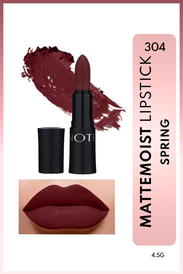 رژ لب Note Cosmetics Mattemoist مات بوردو مدل 304 Spring رژ لب Note Cosmetics Mattemoist مات بوردو مدل 304 Spring
