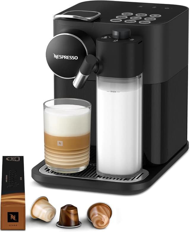 دستگاه قهوهساز Nespresso Gran Lattissima با فومساز خودکار شیر مشکی نسخه امارات دستگاه قهوهساز Nespresso Gran Lattissima با فومساز خودکار شیر مشکی نسخه امارات