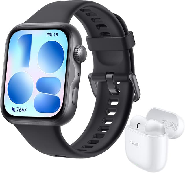 ساعت هوشمند HUAWEI WATCH FIT 5 + FreeBuds SE 2 مشکی ساعت هوشمند HUAWEI WATCH FIT 5 + FreeBuds SE 2 مشکی