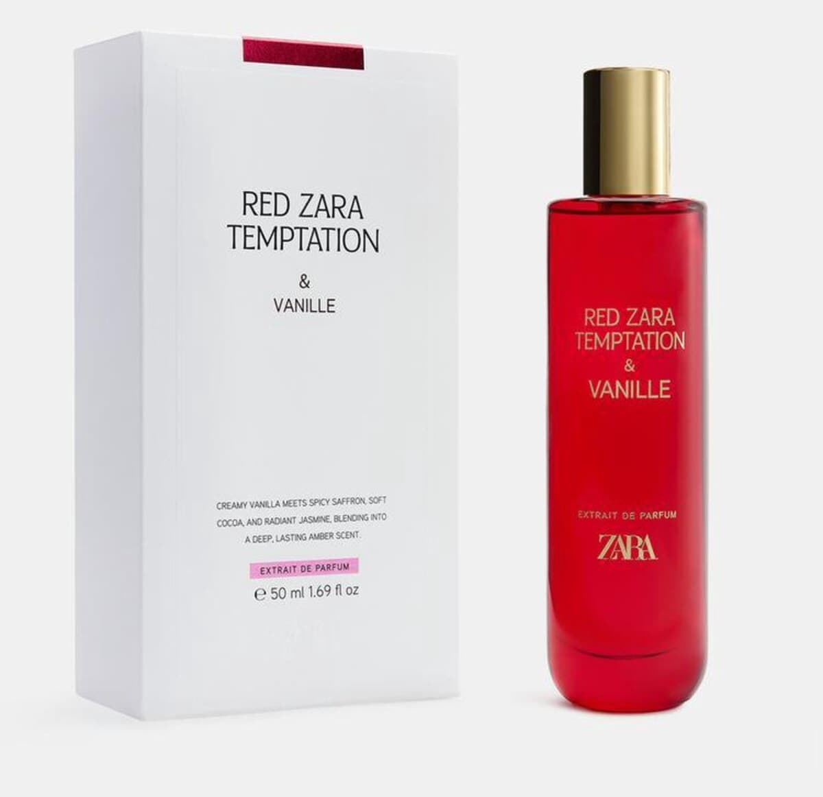 عطر زنانه Zara Red Temptation وانیل Extrait de Parfum 50 ml عطر زنانه Zara Red Temptation وانیل Extrait de Parfum 50 ml