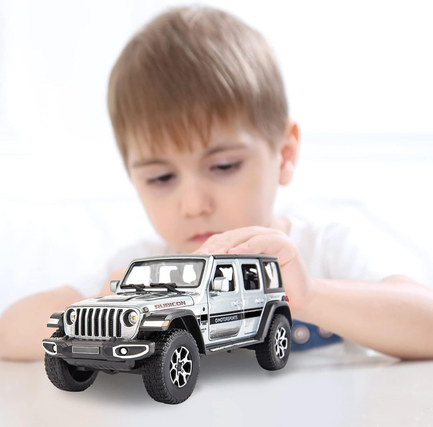 ماشین اسباببازی کودکان و بزرگسالان BDTCTK دایکست مدل Off-Road 7 Door for Wrangler، مقیاس 1/22، خاکستری ماشین اسباببازی کودکان و بزرگسالان BDTCTK دایکست مدل Off-Road 7 Door for Wrangler، مقیاس 1/22، خاکستری
