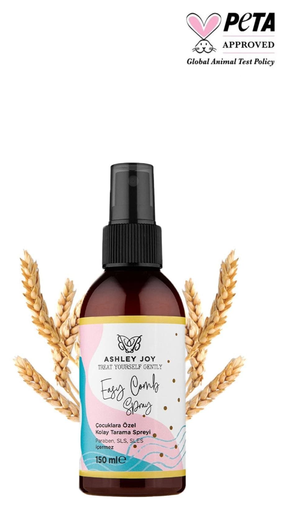 اسپری حجمدهنده موی کودک Ashley Joy با قابلیت شانهکردن آسان و مرطوبکننده 150 ml اسپری حجمدهنده موی کودک Ashley Joy با قابلیت شانهکردن آسان و مرطوبکننده 150 ml